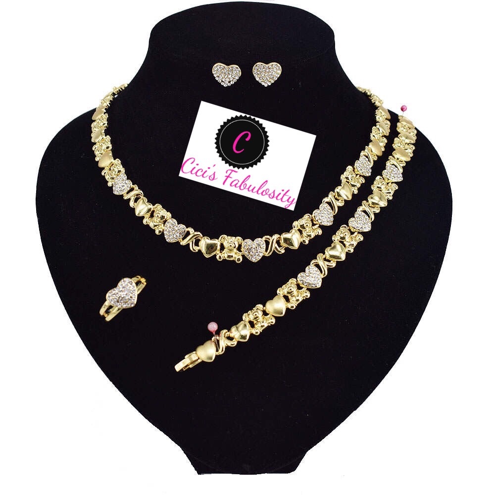XOXO Bears & Heart Set